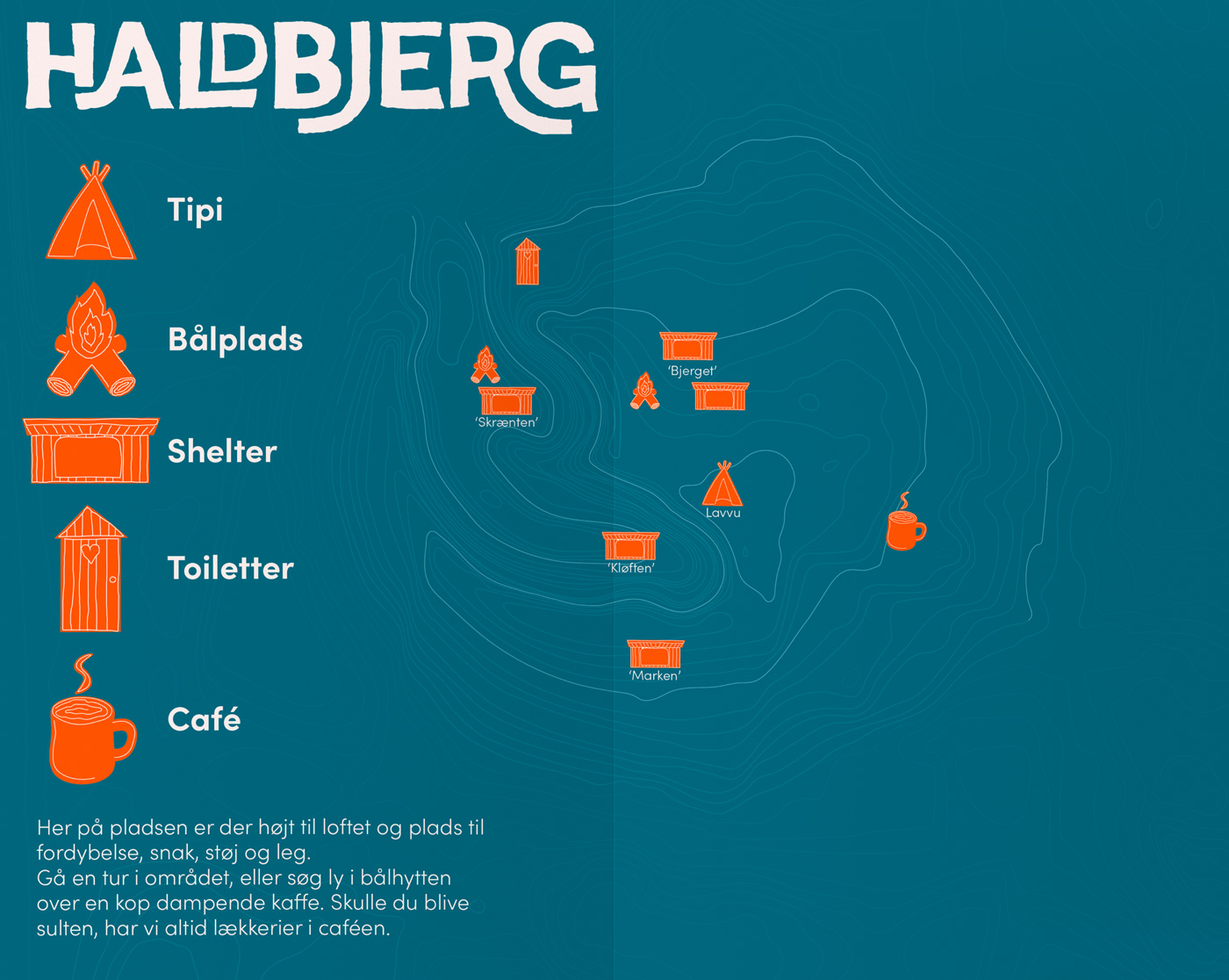 Haldbjerg area map